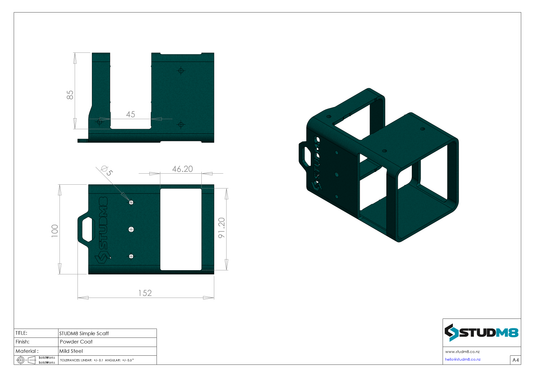 STUDM8 Simple Scaff